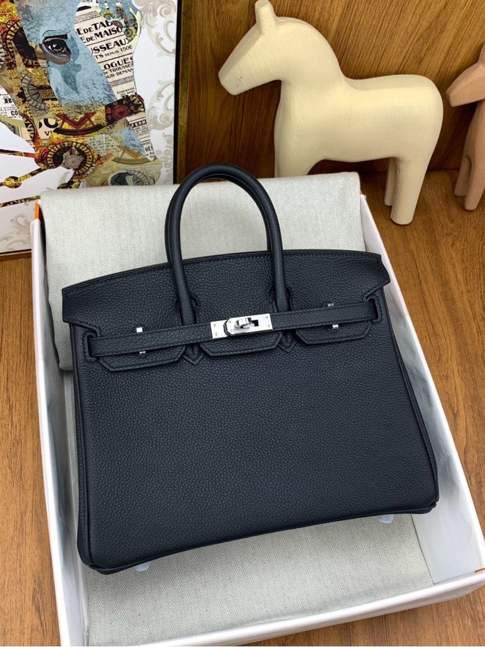 Hermès black Birkin 35 Bag